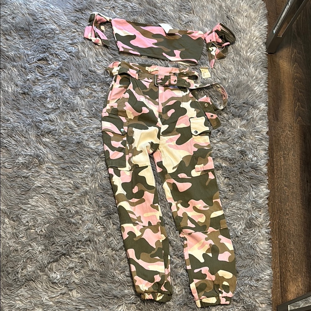 Camouflage Cargo Set